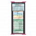 WhiteCoat Clipboard® Trifold - Pink Respiratory Therapy Edition